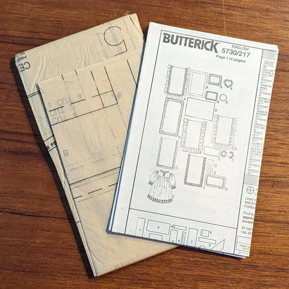 UNCUT Butterick Pattern 5730 for 18